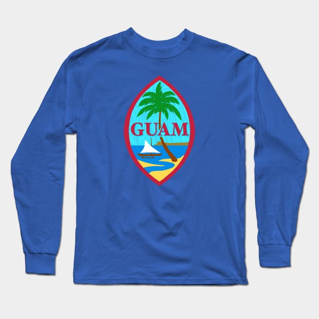 Guam Seal Long Sleeve T-Shirt by THE LOCAL FABRIC